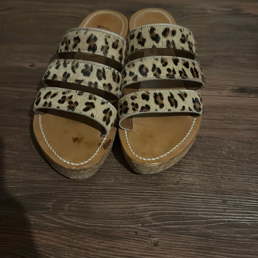 K. Jacques Kirielle animal print sandals 39